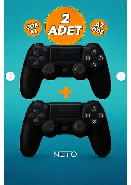 Neffo Doubleshock 4 Kablosuz Titreşimli Oyun Kolu Özellikleri ve Kullanım Avantajları