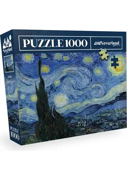 Neverland 1000 Parça Puzzle Yıldızlı Gece Sanat ve Zihinsel Zorluk Bir Arada