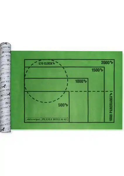 Neverland Puzzle Halısı 2000'lik 130x85 cm, dayanıklı ve taşınabilir puzzle çözme alanı