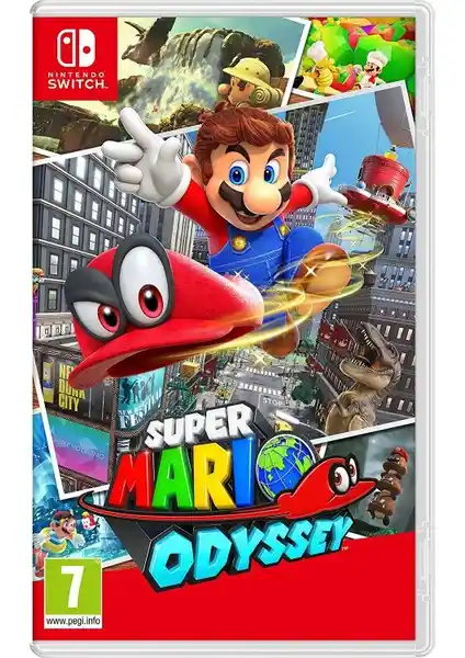 Nintendo Switch için Super Mario Odyssey: Modern Grafiklerle Macera Dolu Eğlence