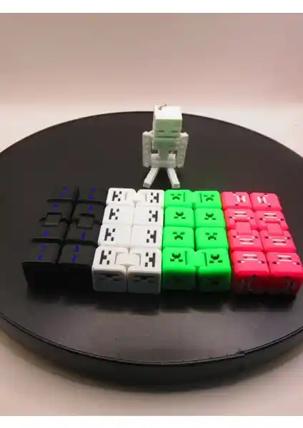 Pikselli Blok Temalı Sonsuz Küp Seti: Koleksiyon ve Eğlence İçin Modern Tasarım