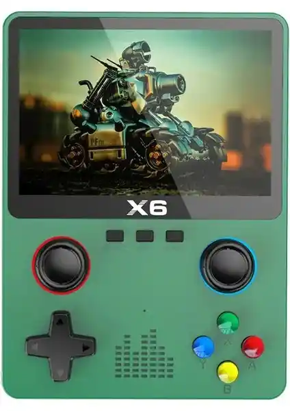 Qasul X6 4K HD Çok Fonksiyonlu Portatif Oyun Konsolu ve Retro Emülatör Desteği