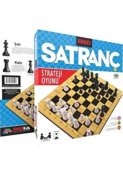 Redka Ahşap Satranç: Dayanıklı ve Şık Tasarımıyla Strateji Oyunları Severler İçin