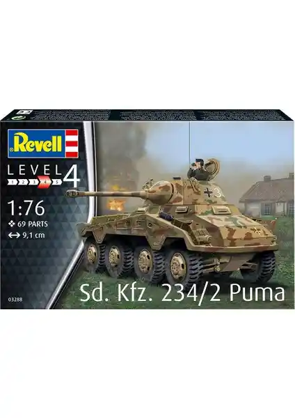 Revell Maket 234-2 Puma 03288 Detaylı Model Yapım Seti İncelemesi