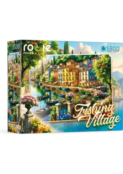 Route Balıkçı Köyü Puzzle 1500 Parça Türk Kültürünü Yansıtan Eğlenceli ve Öğretici Bir Oyun
