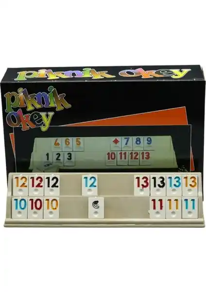 Sedef Piknik Plastik Okey: Açık Hava Eğlencesi İçin Dayanıklı ve Pratik Oyun Seti