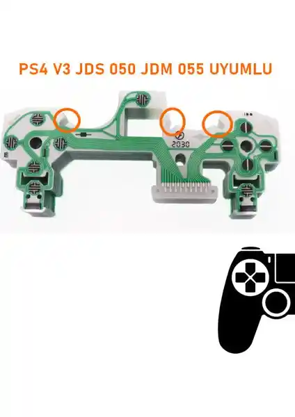 Şiar PS4 V3 JDM JDS 050 055 Kollar Uyumlu İç Film Flex ile Modern Oyun Deneyimi