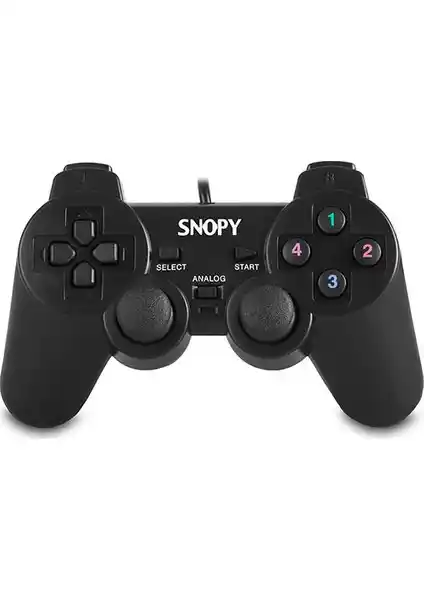 Snopy SG-401 USB Joypad: Ergonomik ve Hassas Kontrol Sunan Kablolu Oyun Gamepad'i