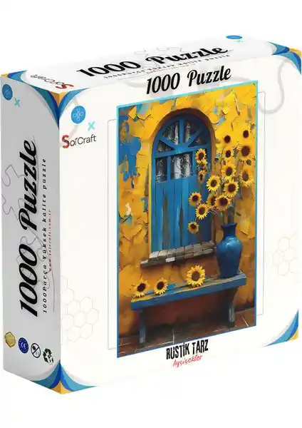 Soi Craft 1000 Parça Puzzle Sanat ve Zihinsel Gelişim İçin Yüksek Kalite Ürün