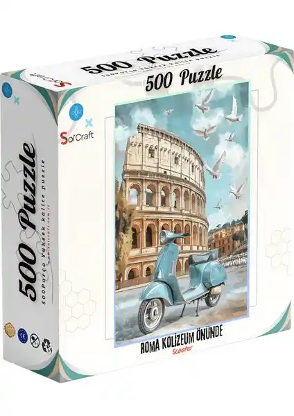 Soi Craft 500 Parça Puzzle Detaylı Sanat ve Doğa Temalı Eğlence Seti