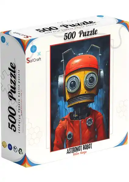 Soi Craft 500 Parça Puzzle Modern Bilim Kurgu ve Sanat Temasıyla Zihinsel Gelişimi Destekler