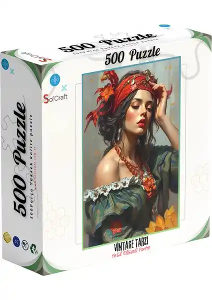 Soi Craft 500 Parça Puzzle Sanat ve Zihin Uyumunu Destekleyen Yüksek Kalite Ürün