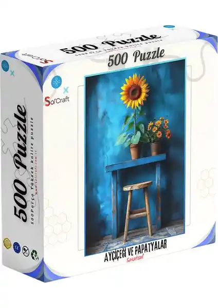 Soi Craft 500 Parça Puzzle: Sanat ve Zihin Uyumunu Destekleyen Yüksek Kaliteli Puzzle