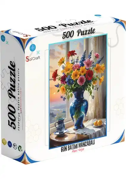 Soi Craft 500 Parça Puzzle: Sanat ve Zihni Geliştiren Detaylı Tasarımlar