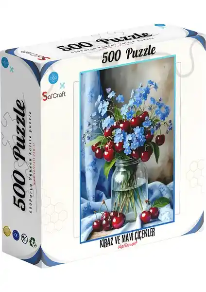 Soi Craft 500 Parça Puzzle Sanat ve Zihni Geliştiren Yüksek Kaliteli Eğlence