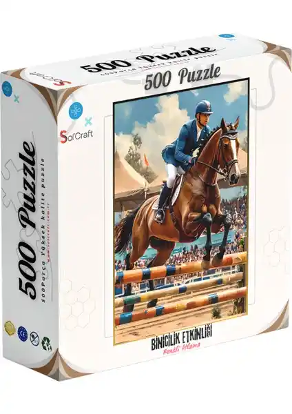 Soi Craft 500 Parça Puzzle: Yüksek Kaliteli Sanat Temalı Zeka ve Eğlence Aracı