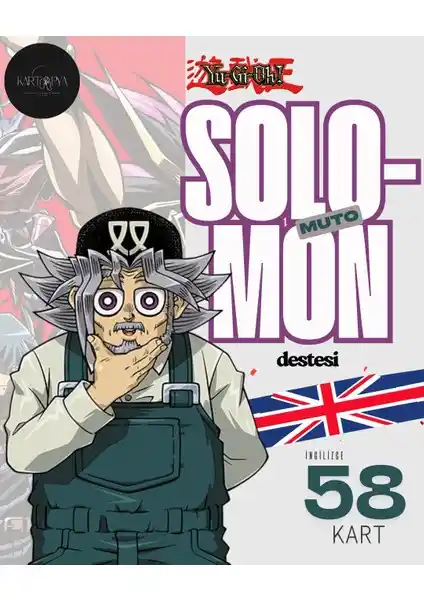Solomon Muto Yu-Gi-Oh! İngilizce Kart Destesi: Kaliteli ve Koleksiyon Değeri Yüksek