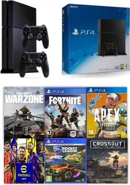 Sony PlayStation 4 500GB Konsol ve Dijital Oyun Koleksiyonu Güvenilir ve Uygun Fiyatlı