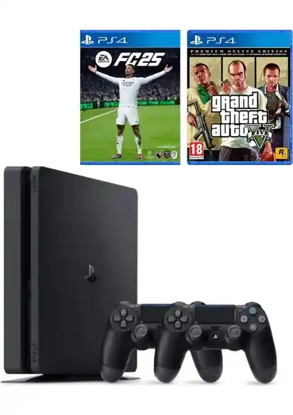 Sony PlayStation 4 Slim 1 TB: Modern Tasarım ve Güçlü Oyun Deneyimi Sunan Konsol