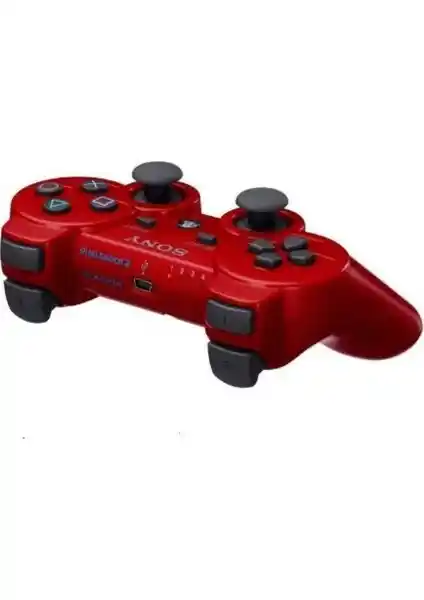 Sony PS3 Kırmızı Joystick ve Şarj Kablosu ile Güçlü ve Ergonomik Oyun Deneyimi