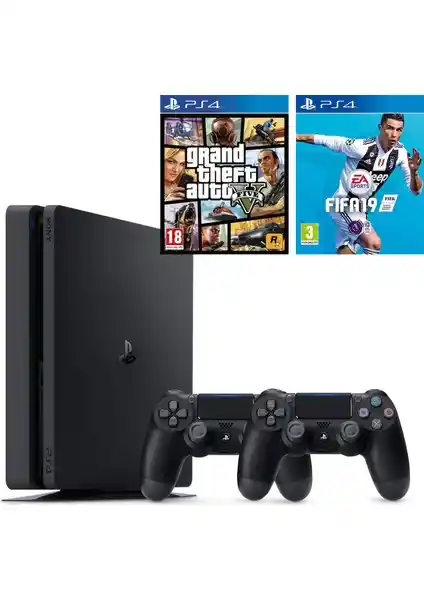 Sony PS4 Slim 500 GB Oyun Konsolu ile Yüksek Kaliteli Oyun Deneyimi