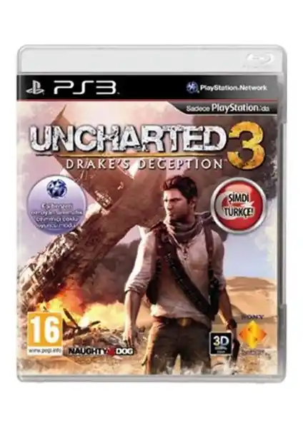 Sony Uncharted 3 Drake's Deception PS3: Macera ve keşif odaklı yüksek kaliteli oyun