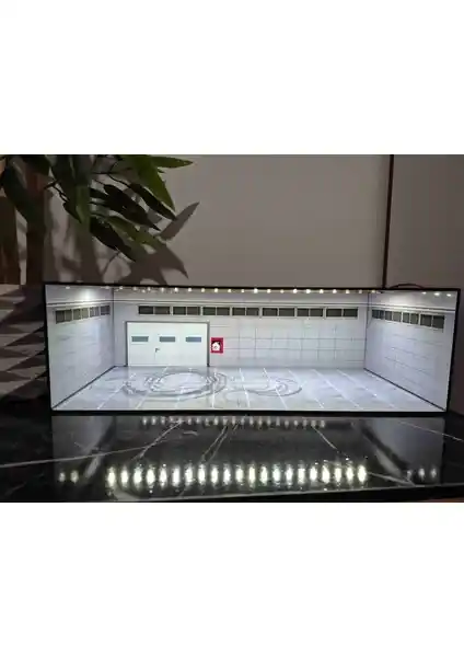 Standes 20 Araçlık Hotwheels Diorama Garajı: Dayanıklı ve Pratik Mini Otomobil Sergileme Ünitesi