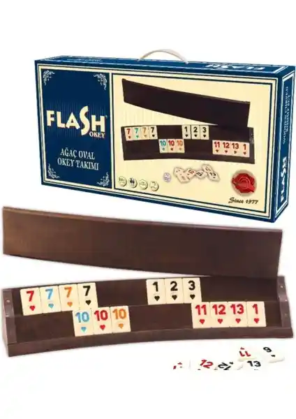 Star Flash Oval Ağaç Okey Takımı: Estetik ve Dayanıklılığıyla Modern Tasarım