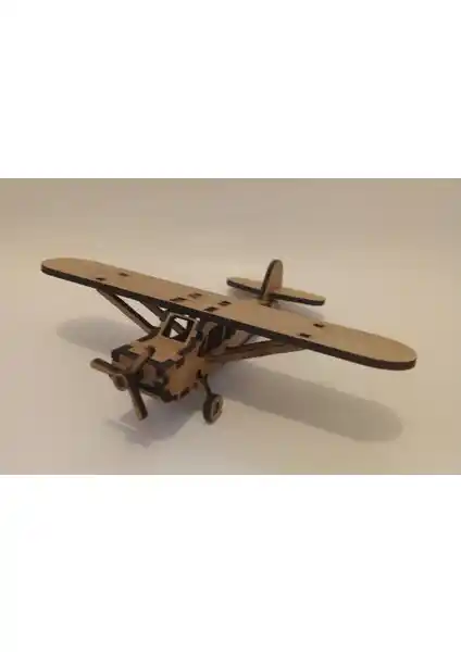 TLR Hobi Ahşap Uçak Maketi Koleksiyon Boy, Öğretici ve Eğlenceli Hobi Seti