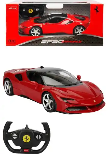 Toyaş Ferrari SF90 Stradale Işıklı Uzaktan Kumandalı Araba: Gerçek Tasarım ve Yüksek Performans