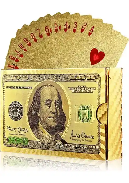 Weather Forecast Gold Dolar Iskambil Kartları: Su Geçirmez ve Dayanıklı Tasarım