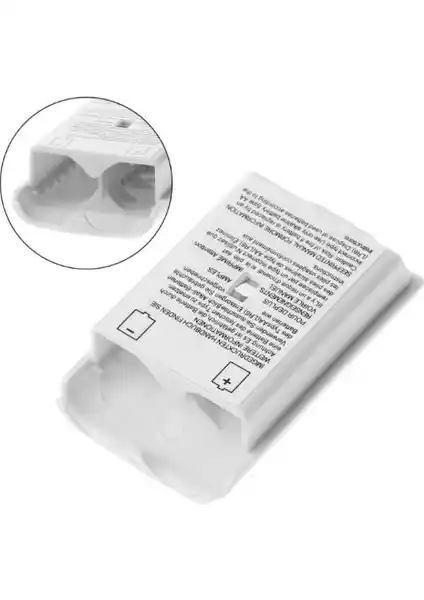 Xbox 360 Denetleyicileri İçin Beyaz Pil Kapağı Yüksek Kalite ve Uyumlu Tasarım