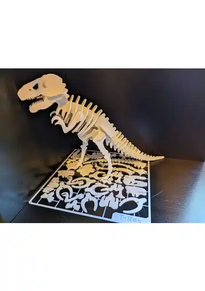 Yalgın 3D T-Rex Dinozor Maketi: Gerçekçi Tasarım ve Dayanıklı Malzeme ile Koleksiyon ve Eğitim İçin