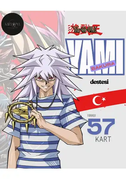 Yami Bakura Türkçe Destesi: Dayanıklı ve Büyük Boyutlu Koleksiyon Kartları