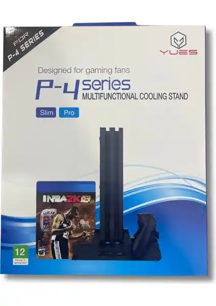 Yues PS4 Çok Fonksiyonlu Oyun Standı: Soğutucu, Şarj ve Oyun Düzenleyici Özellikleriyle