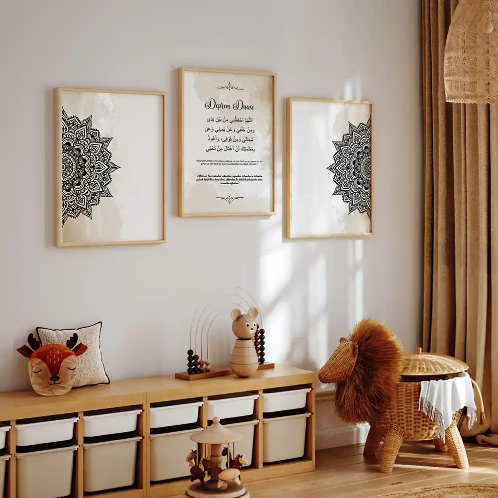 Deprem Duası Tabloları: Türkiye’de Ev Dekorasyonunda Manevi ve Estetik Değerler