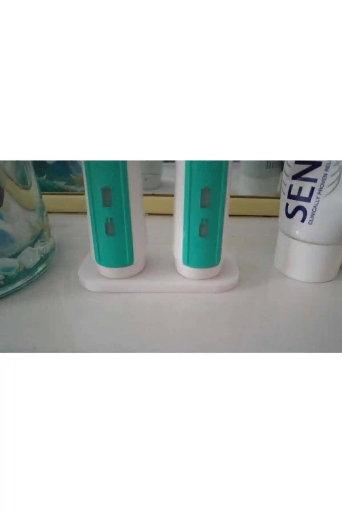 3D Oral-b Uyumlu Diş Fırçası Standı: Modern ve Dayanıklı Saklama Çözümü