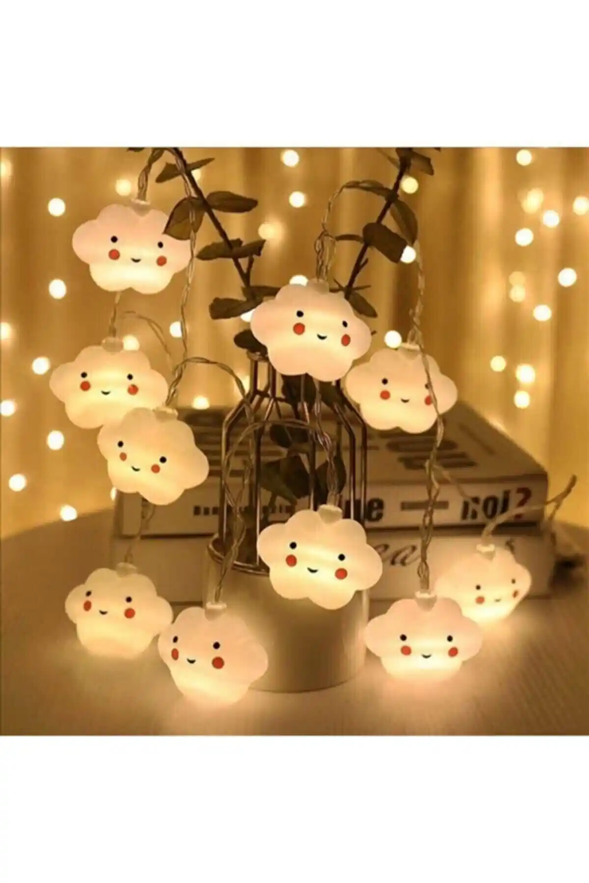 3D Sevimli Bulut Tasarımlı LED Aydınlatma Çocuk Odaları ve Dekorasyonlar İçin