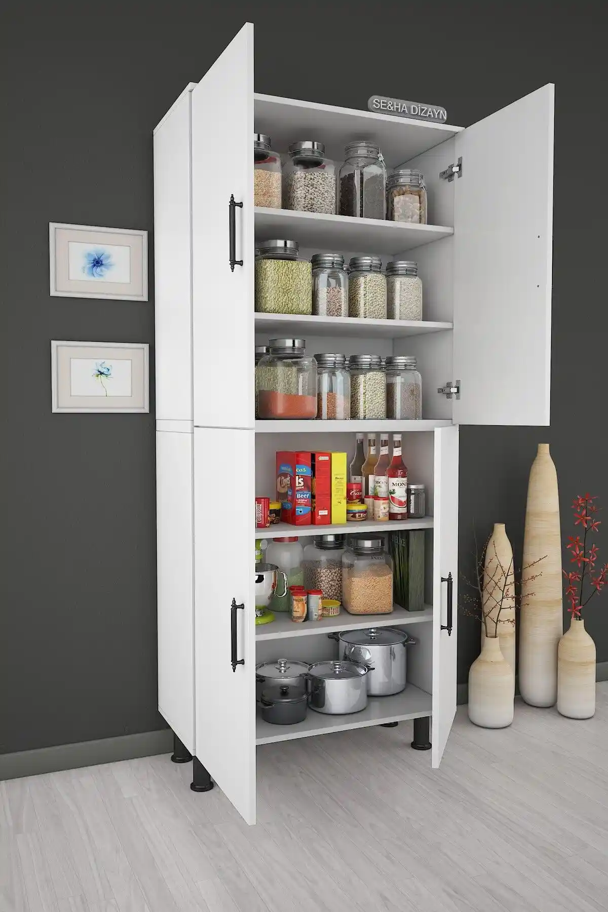 A-SOBE Seramik ve Ahşap ile Aeka AE-3010 Çok Amaçlı Mutfak Dolabı Karşılaştırması