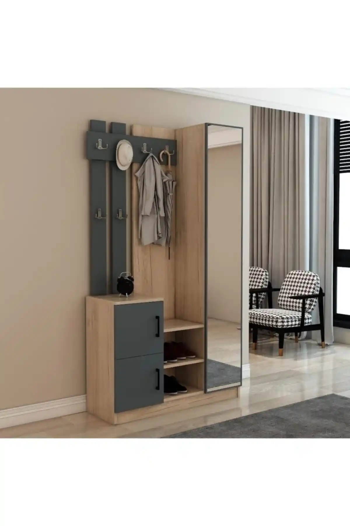 Afilli Nova Kapaklı Aynalı Portmanto ve Yurudesign Visor Vestiyer Karşılaştırması