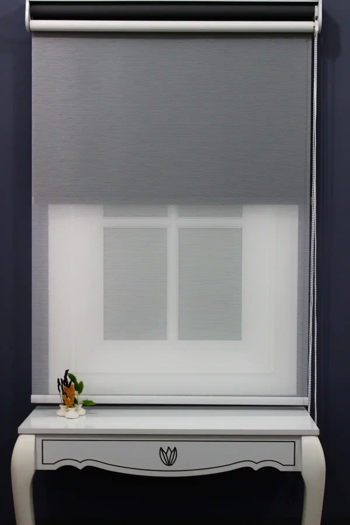 AlpiNaz Çift Mekanizmalı Çizgili Tül ve Mat Gri Stor Perde Özellikleri ve Kullanım Alanları