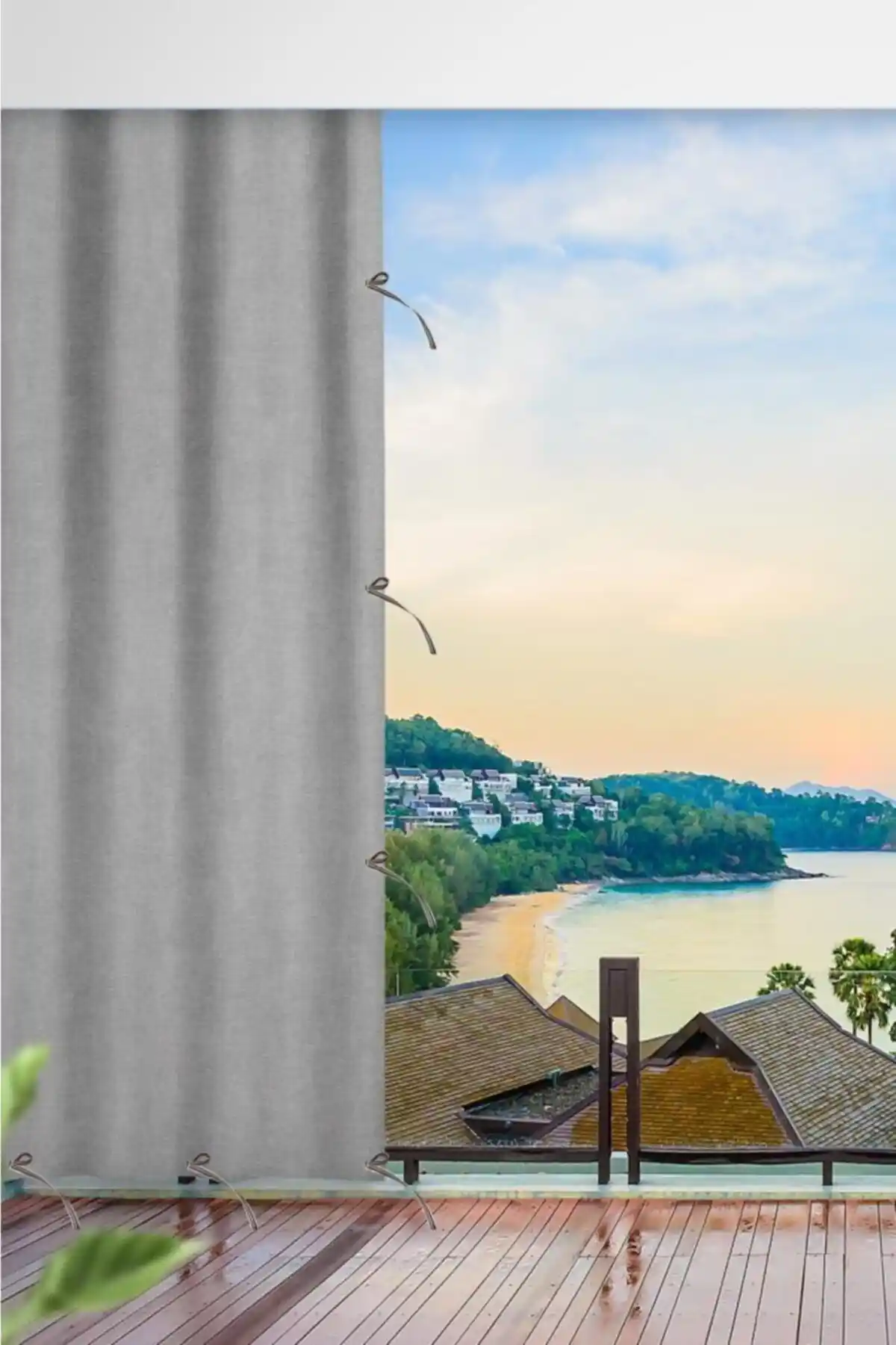 ALTINPAMUK Balkon Perdesi: Estetik ve Fonksiyonellik Sunan Pamuklu Dış Mekan Perdesi