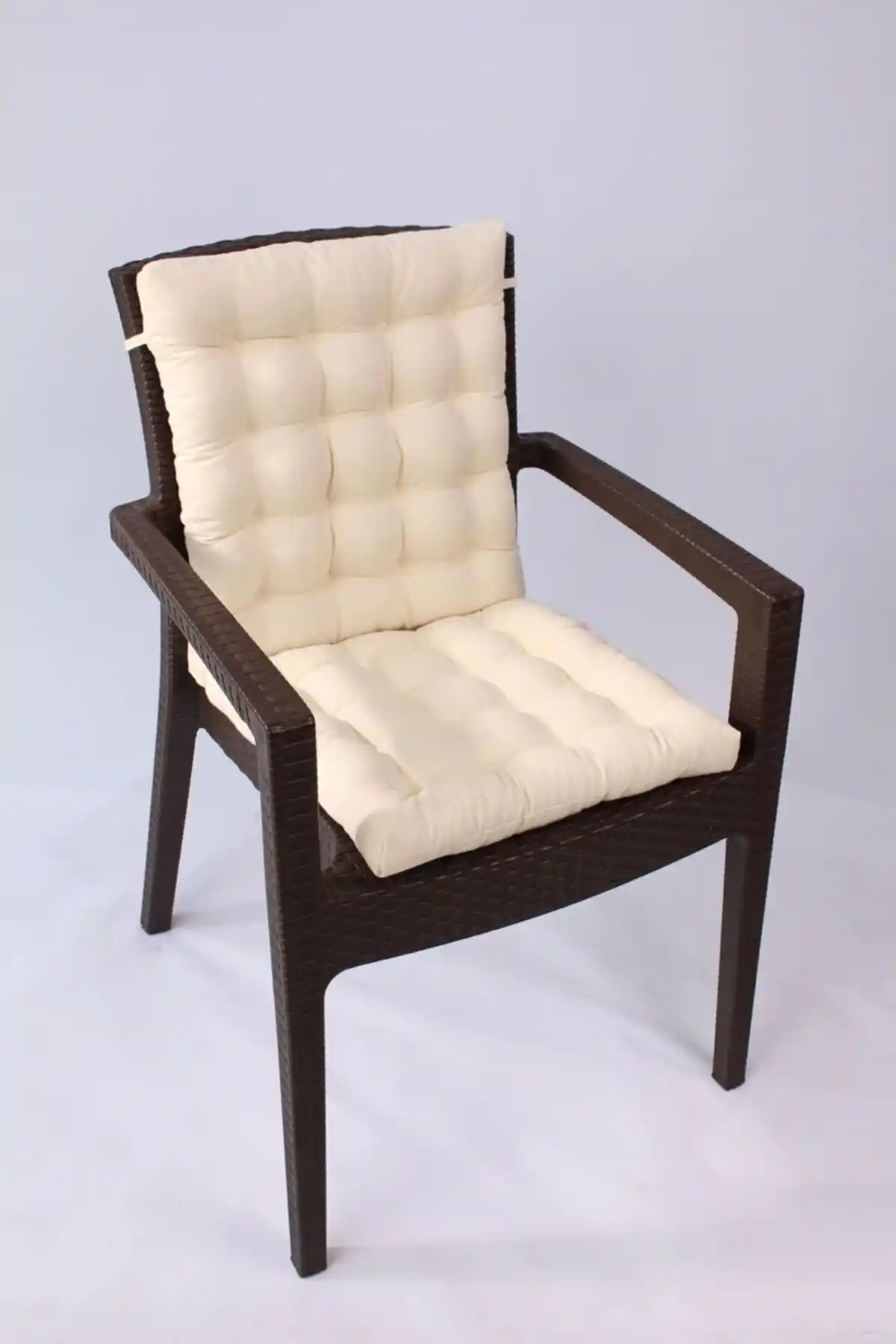 ALTINPAMUK Lotus Lüx Pofidik Rattan Sandalye Minderi Modern ve Şık Tasarım