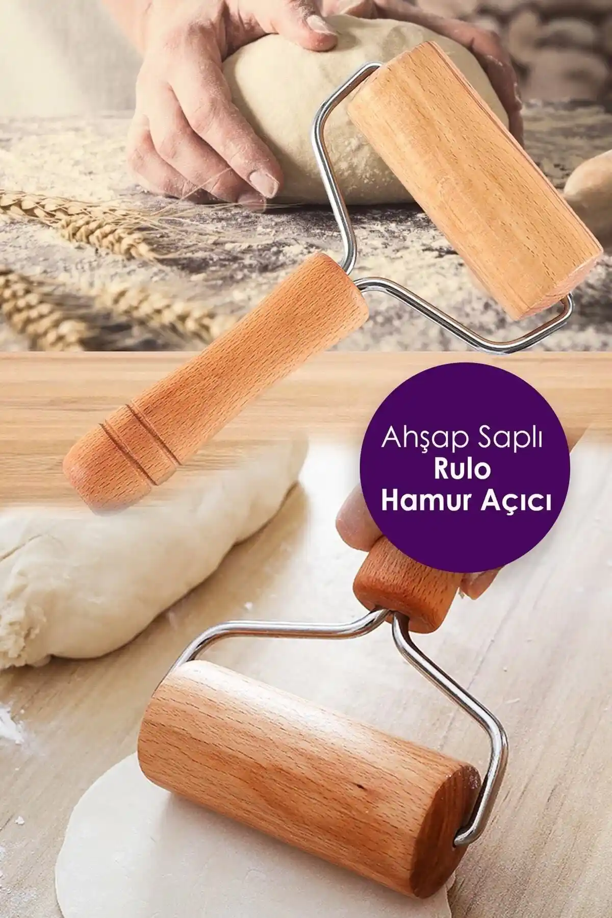 Anadolu Saray Çarşısı ve DALĞA Ahşap Saplı Hamur Açıcı Merdane Karşılaştırması