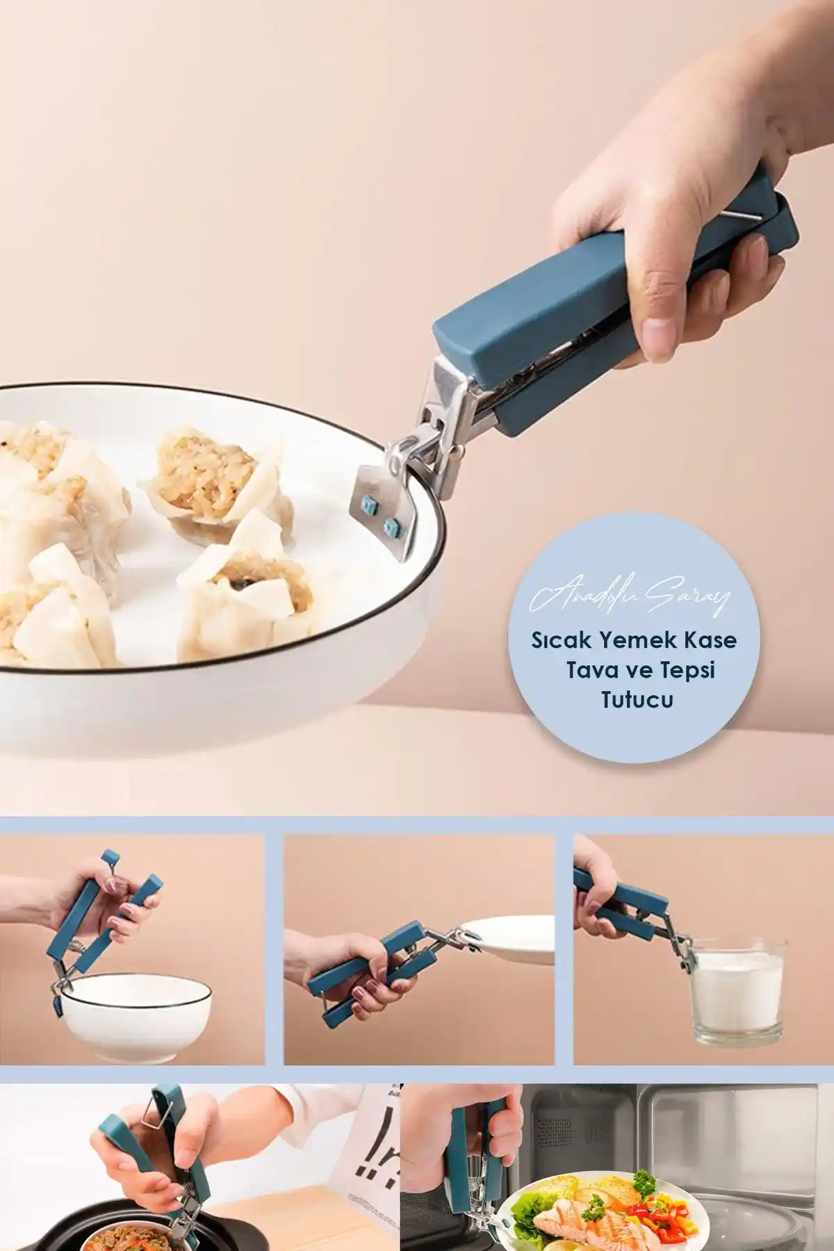 Anadolu Saray Sıcak Yemek Kase Tutucu Pratik ve Dayanıklı Mutfak Gereçleri