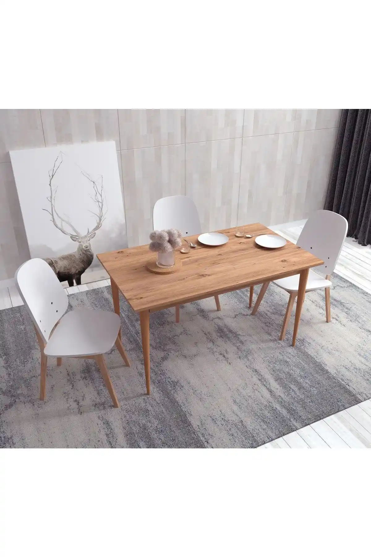 Ankara Mobilya Karya Atlantik Çam ve LoveGarden Concepthouse Yemek Masası Karşılaştırması