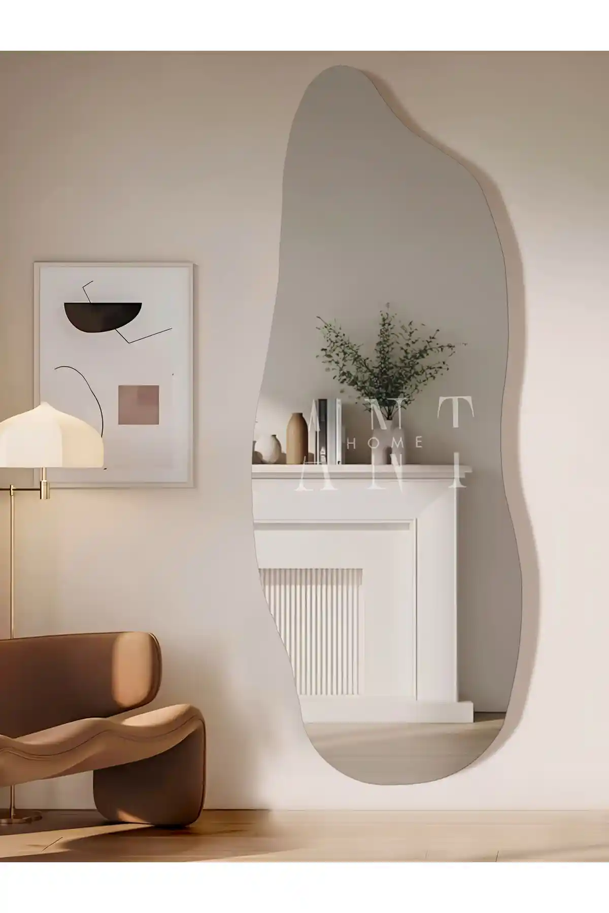 Ant Home Asimetrik Duvar Aynası Modern Tasarım ve Kalite Bir Arada
