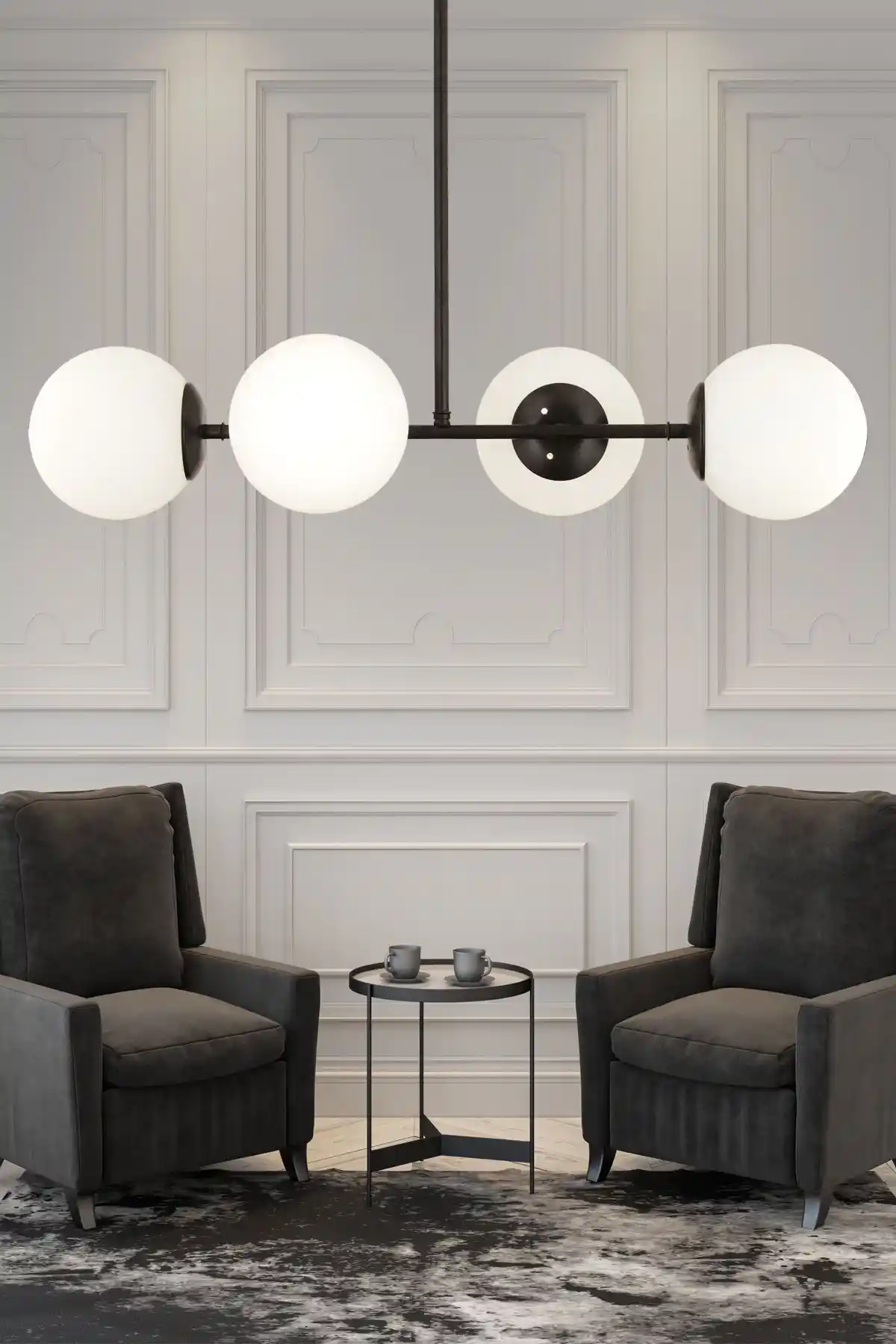 Apliqa Lema 4'lü ve 6'lı Modern Siyah Avize Karşılaştırması ve Özellikleri