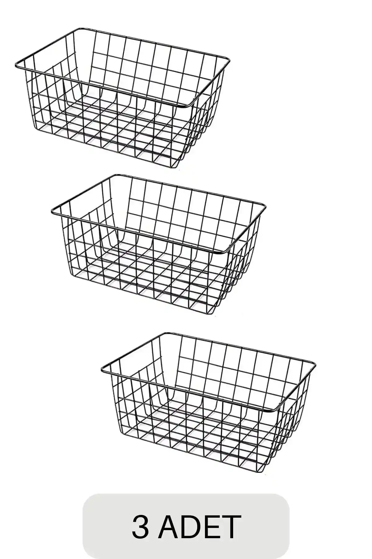 Armarks Çok Amaçlı Tel Sepetleri: Ev ve Ofis İçin Şık ve Dayanıklı Organizasyon Çözümü