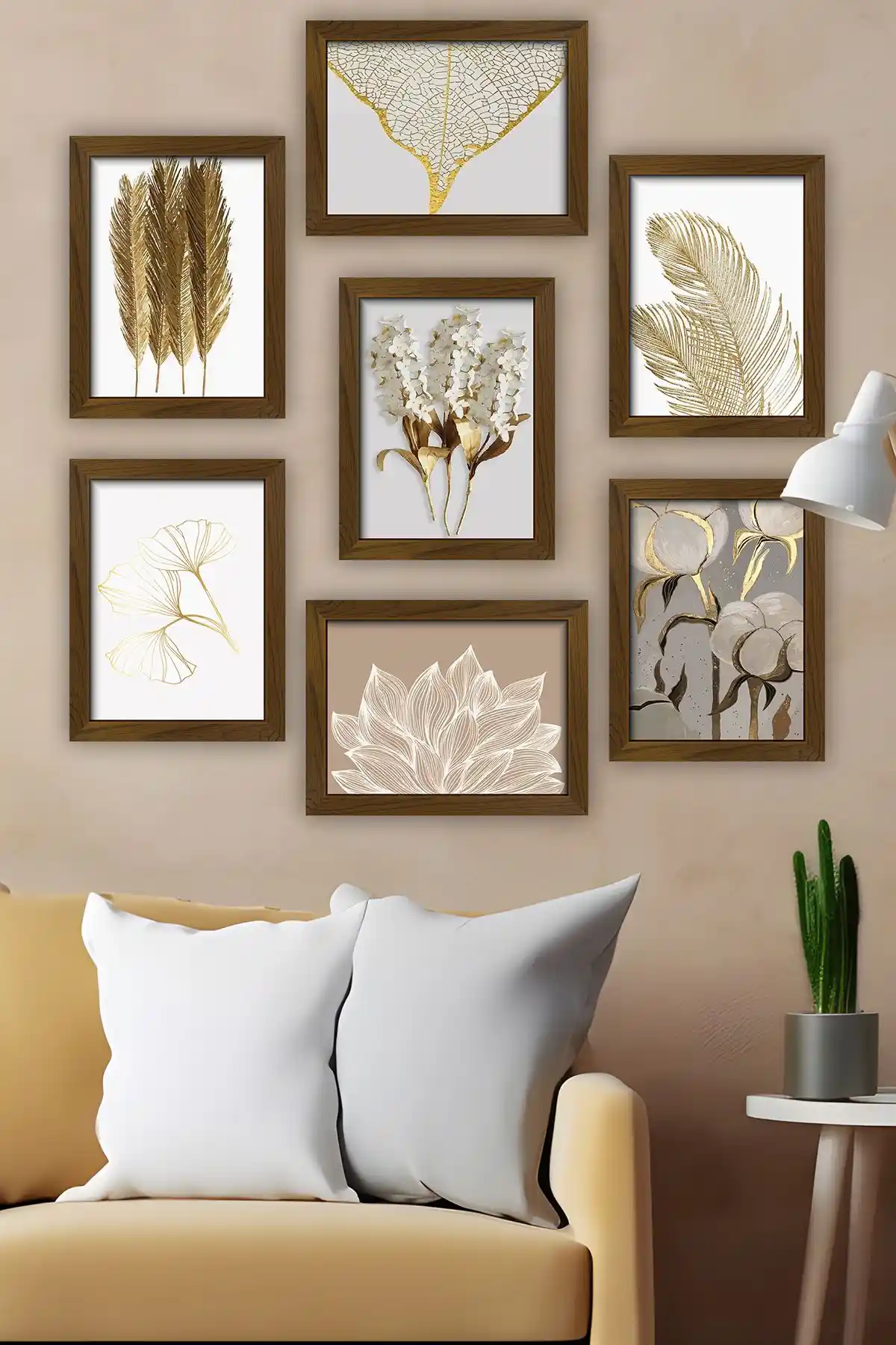 Artavessa 7 Parça MDF Tablo Seti Modern Dekorasyon İçin Şık ve Pratik Bir Seçenek